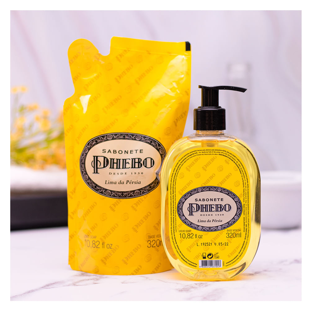 Encontraproduto.com.br - Sabonete Líquido Phebo Refil Lima da Pérsia 320ml