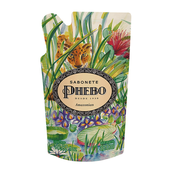 Encontraproduto.com.br - Sabonete Phebo Amazonian Glicerina líquido 320ml Refil