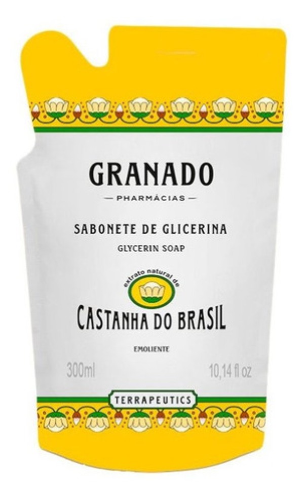 Sabonete Líquido Granado Refil Castanho do Brasil 300ml