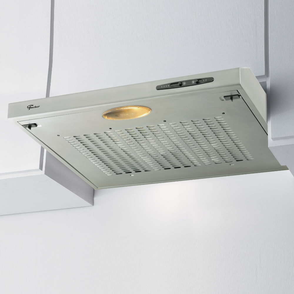 Encontraproduto.com.br - Depurador de Parede Fischer Power Steel 60cm Inox Escovado