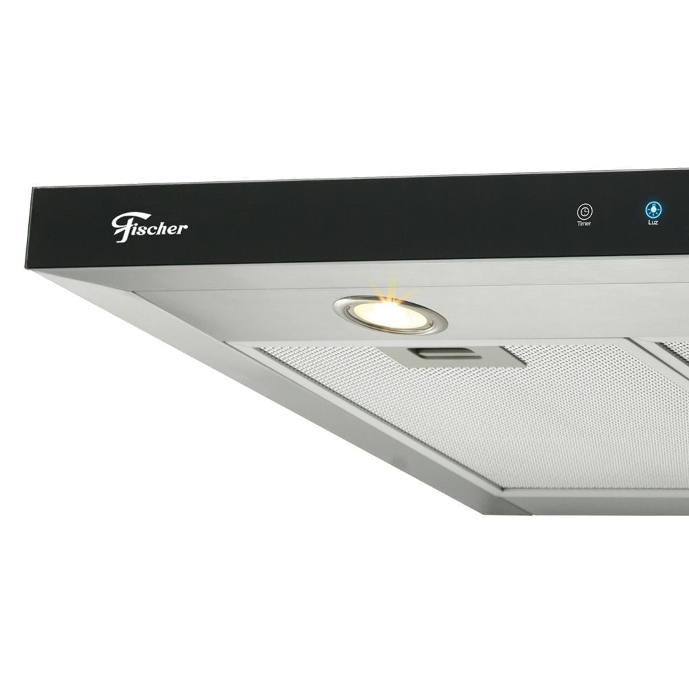 Encontraproduto.com.br - Coifa de Parede Fischer 90cm Infinity Vidro
