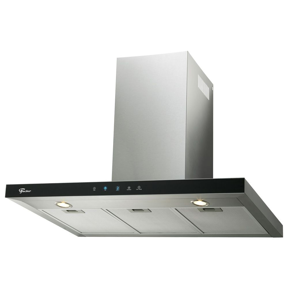 Encontraproduto.com.br - Coifa de Parede Fischer 90cm Infinity Vidro