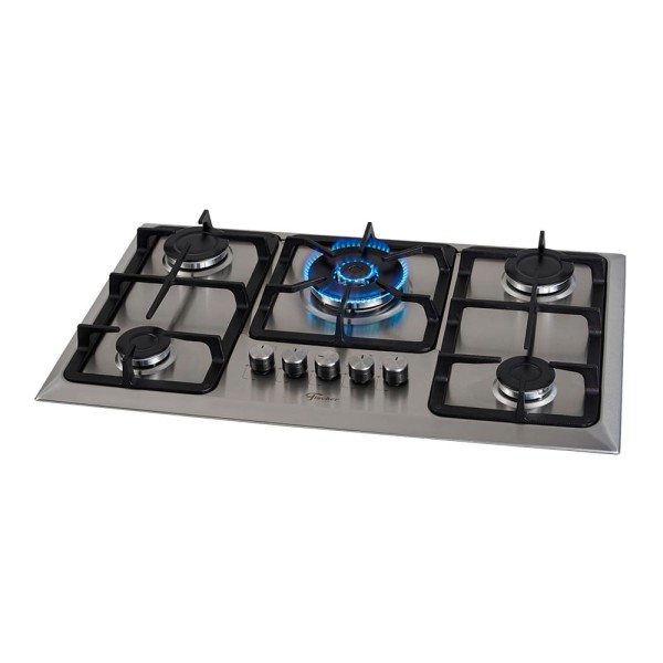 Cooktop a Gás Fischer, 5 Bocas, Tripla Chama, Inox - 54121