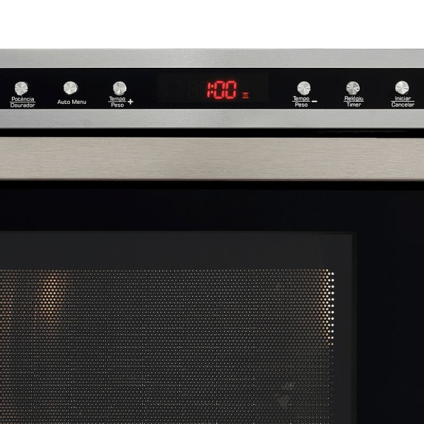 Encontraproduto.com.br - Forno Micro-ondas de Embutir Fischer Infinity Inox 25L