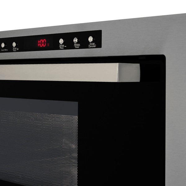 Encontraproduto.com.br - Forno Micro-ondas de Embutir Fischer Infinity Inox 25L