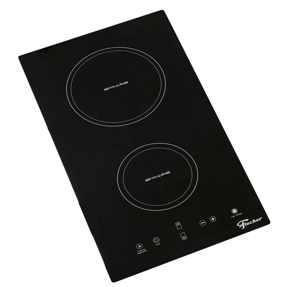 Encontraproduto.com.br - Cooktop Elétrico Fischer, 2 Bocas, por Indução, Vitrocerâmica - 25941