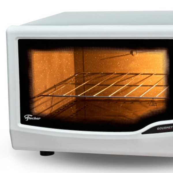 Encontraproduto.com.br - Forno Elétrico Fischer Gourmet Grill GII Bancada Branco 44L 9741-7918