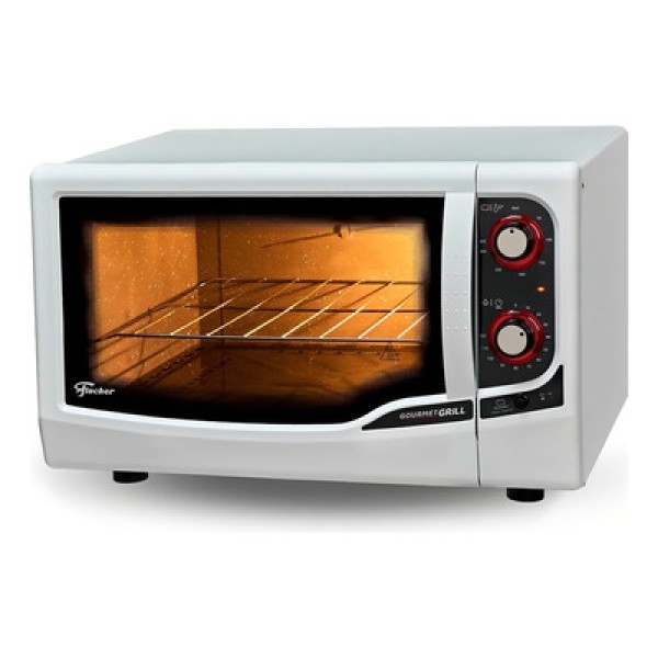Encontraproduto.com.br - Forno Elétrico Fischer Gourmet Grill GII Bancada Branco 44L 9741-7918