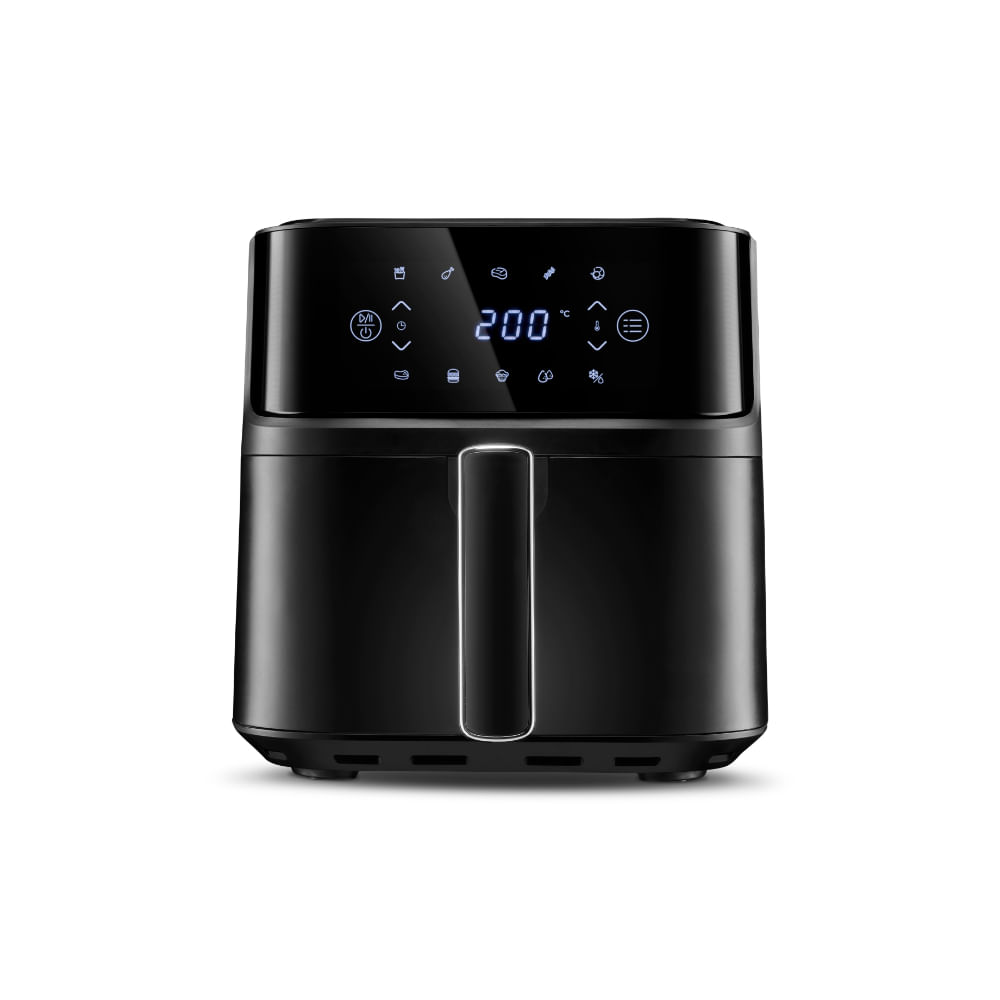 Encontraproduto.com.br - Fritadeira Elétrica Fischer Air Fryer Prime Digital 6L Preta