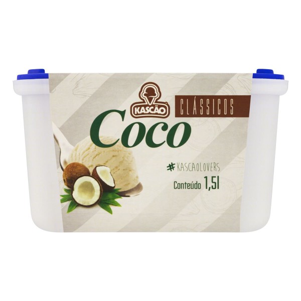 Encontraproduto.com.br - Sorvete Coco Kascão Clássicos 1,5 Litros