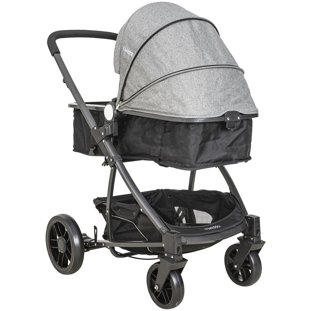 Encontraproduto.com.br - CARRINHO WINNER II PRETO/CINZA - KIDDO