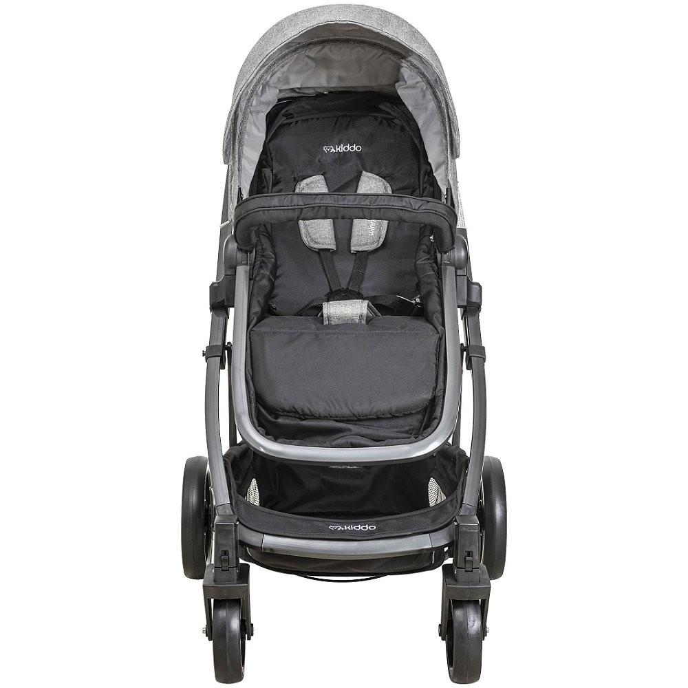 Encontraproduto.com.br - CARRINHO WINNER II PRETO/CINZA - KIDDO