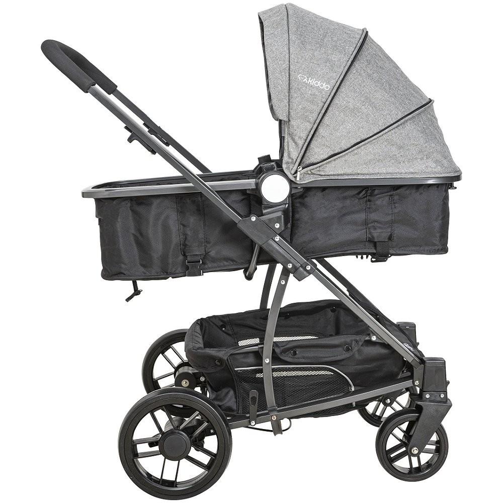 Encontraproduto.com.br - CARRINHO WINNER II PRETO/CINZA - KIDDO