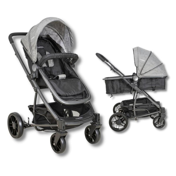 CARRINHO WINNER II PRETO/CINZA - KIDDO