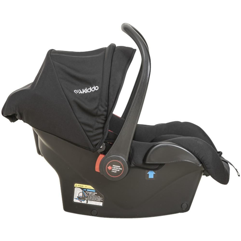 Encontraproduto.com.br - Bebê Conforto Casulo Click Preto Kiddo