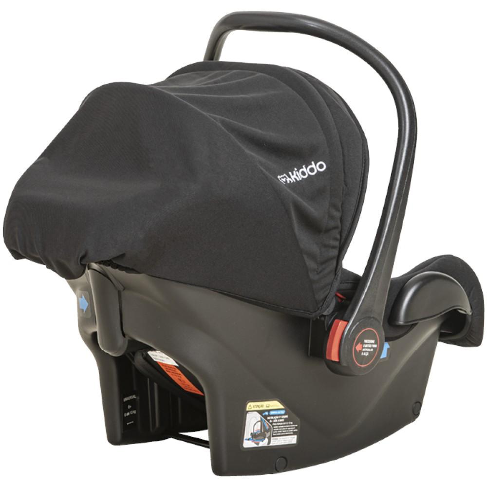 Encontraproduto.com.br - Bebê Conforto Casulo Click Preto Kiddo