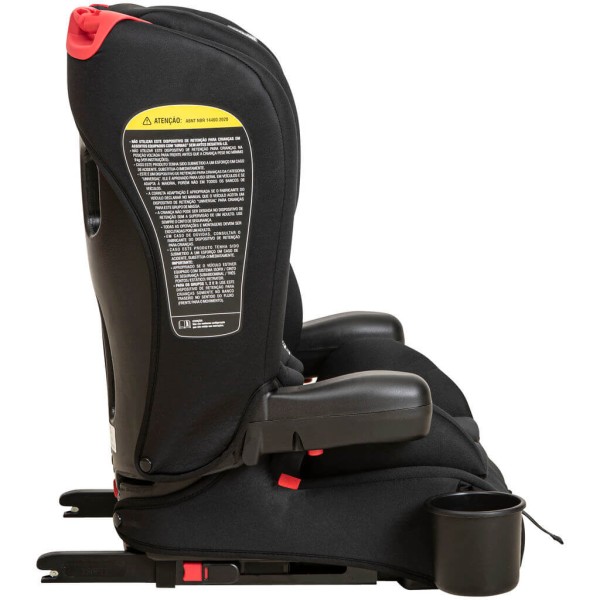 Encontraproduto.com.br - Cadeira Auto com Isofit Kiddo Active Preta 9 a 36kg 588APR