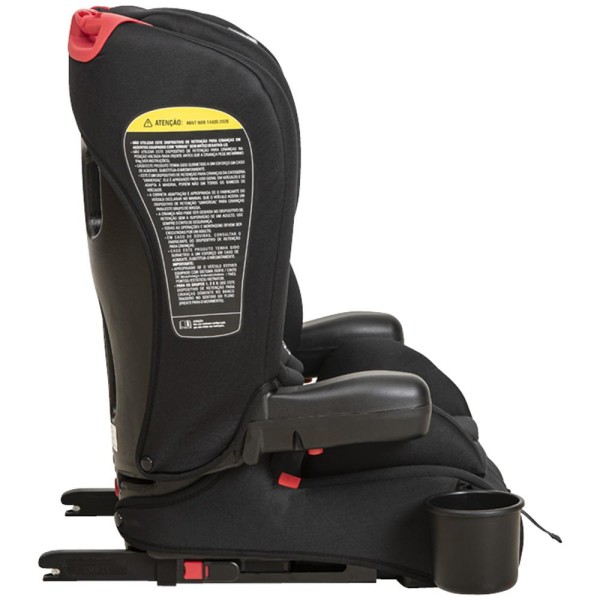 Encontraproduto.com.br - Cadeira Auto com Isofit Kiddo Active Preta 9 a 36kg 588APR