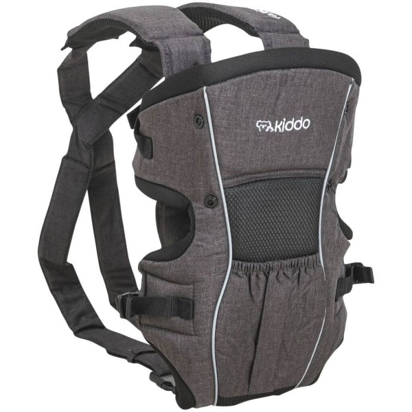 Encontraproduto.com.br - Canguru Muuv Melange Preto Kiddo