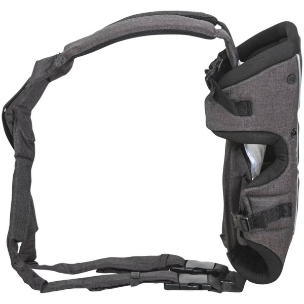 Encontraproduto.com.br - Canguru Muuv Melange Preto Kiddo