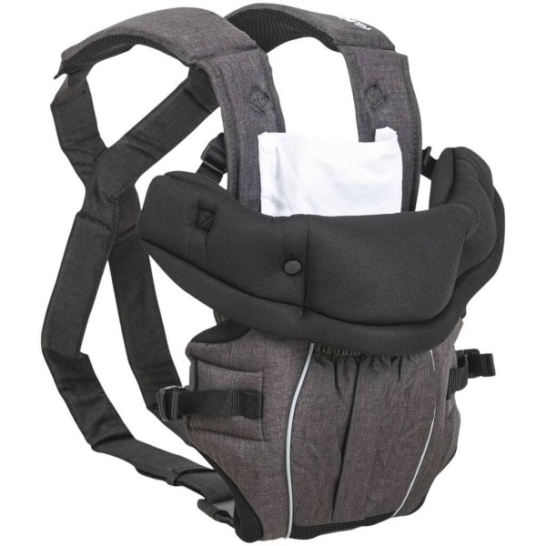 Encontraproduto.com.br - Canguru Muuv Melange Preto Kiddo