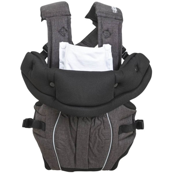 Encontraproduto.com.br - Canguru Muuv Melange Preto Kiddo