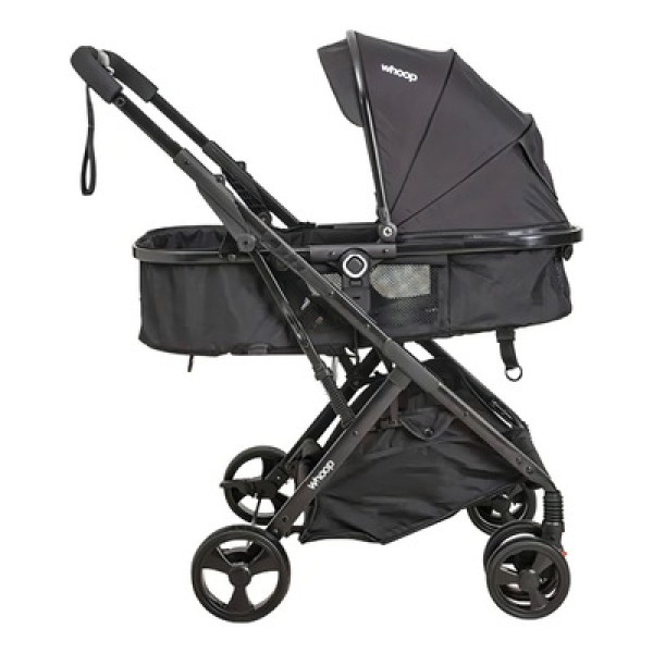 Encontraproduto.com.br - Carrinho de Bebe Kiddo Vox II Preto Berço Passeio Moises