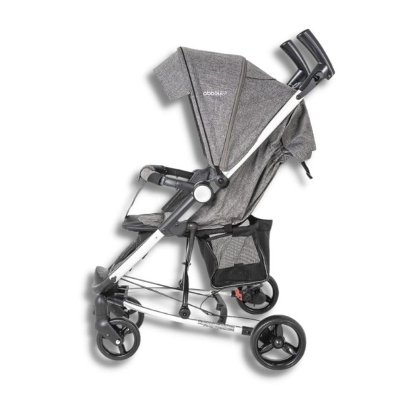 Encontraproduto.com.br - CARRINHO DE BEBE HELIOS II MELANGE GRAFITE - KIDDO