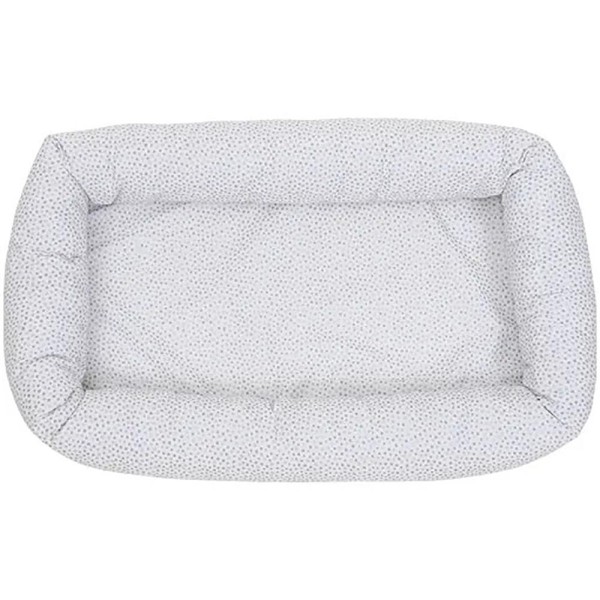 Encontraproduto.com.br - Ninho Redutor de Berço e Carrinho Kiddo Nap Branco Prata