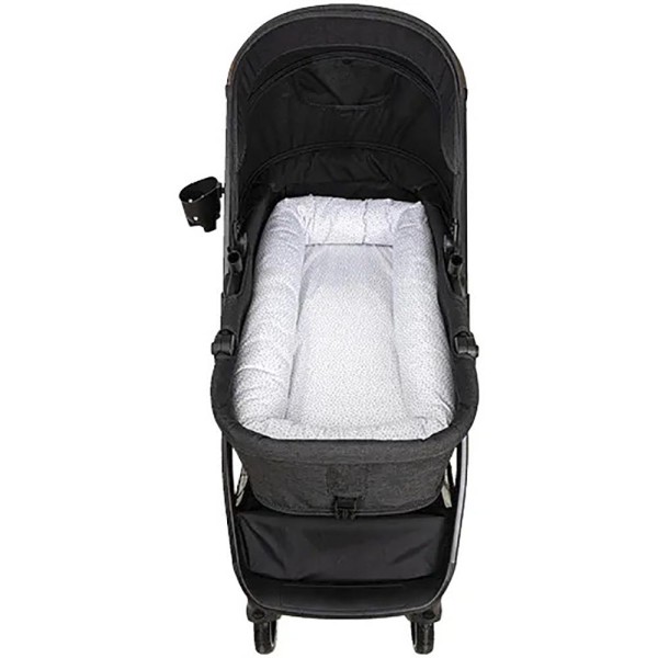 Encontraproduto.com.br - Ninho Redutor de Berço e Carrinho Kiddo Nap Branco Prata
