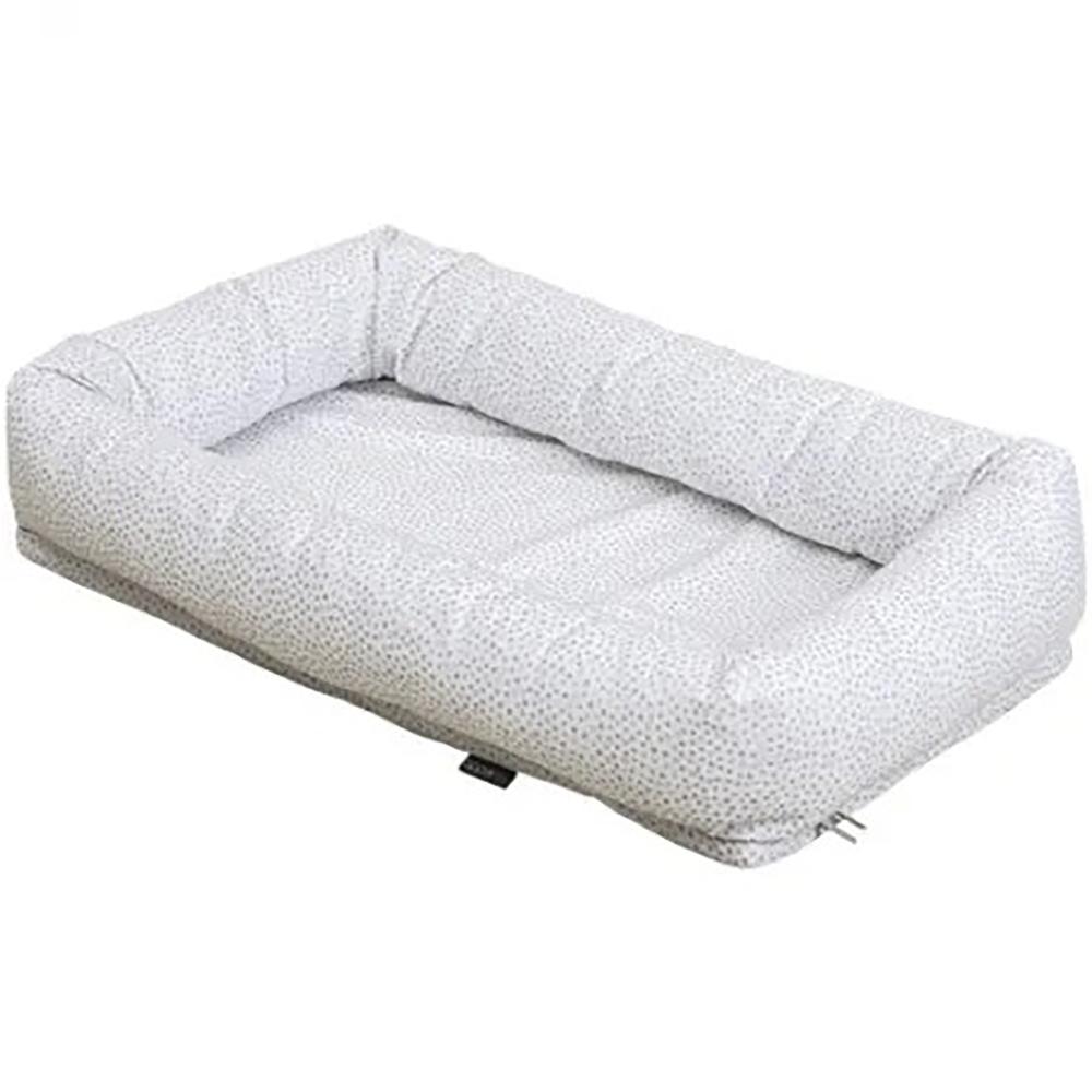 Encontraproduto.com.br - Ninho Redutor de Berço e Carrinho Kiddo Nap Branco Prata