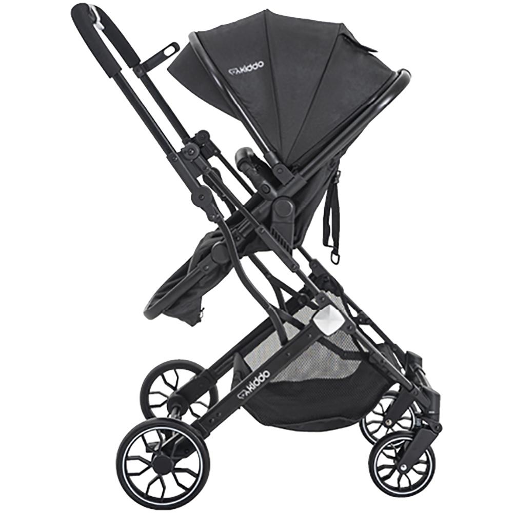 Encontraproduto.com.br - CARRINHO DE BEBE ZIG ZAG PRETO - KIDDO