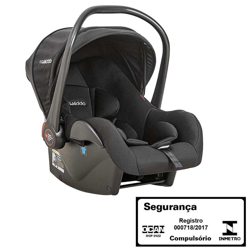 Encontraproduto.com.br - Bebê Conforto Kiddo Casulo Click Sem Adaptador Preto
