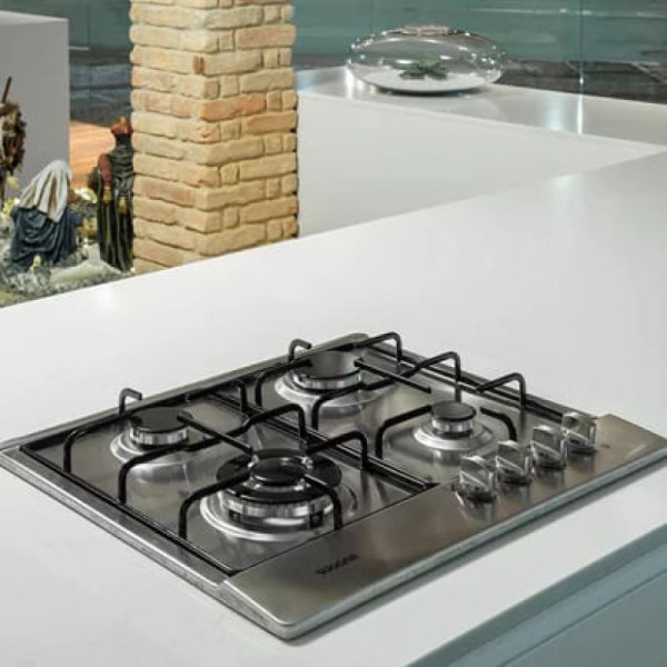 Encontraproduto.com.br - Fogão De Mesa Cooktop 4 Bocas Aço Inox à Gás Suggar Fg4134ix