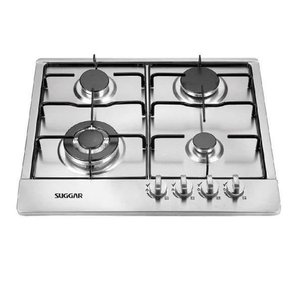 Encontraproduto.com.br - Fogão De Mesa Cooktop 4 Bocas Aço Inox à Gás Suggar Fg4134ix