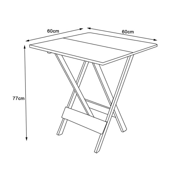 Encontraproduto.com.br - Kit 2 Conjuntos De Mesa Dobrável 70X70 Em Madeira Padrão Com 4 Cadeiras - Imbuia - Marrom