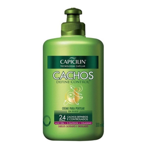 Encontraproduto.com.br - Creme Para Pentear 300ml Cachos Define Control - Capicilin