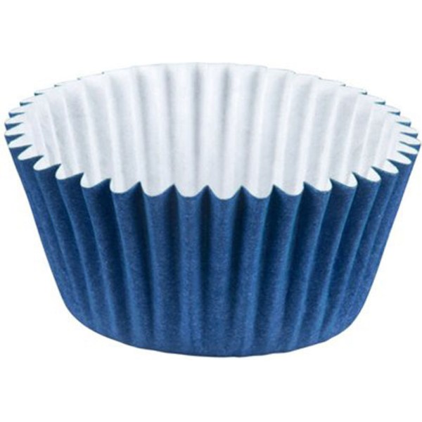 Forminha de Papel Junco Azul N°4 Com 100 Unidades