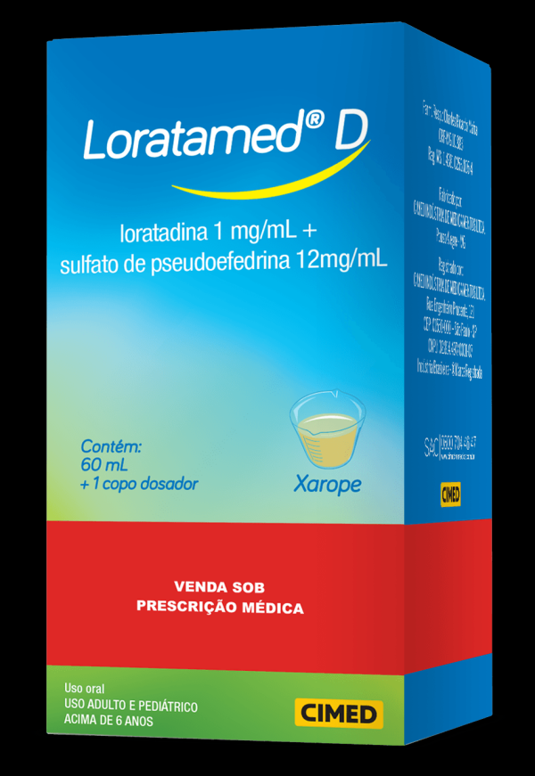 Encontraproduto.com.br - Loratamed D Xarope Frasco 60ml