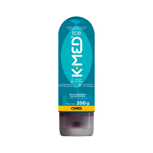 Encontraproduto.com.br - K-Med Ice Gel Lubrificante Íntimo 200G Cimed