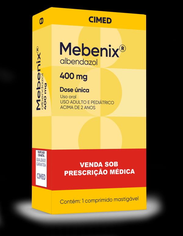 Encontraproduto.com.br - MEBENIX COMPRIMIDO MASTIGAVEL 400MG x 1