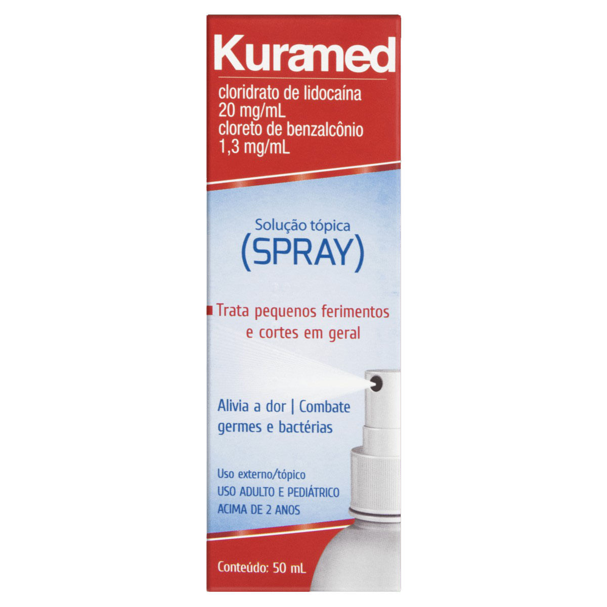 Encontraproduto.com.br - Anstésico Kuramed Sept Spray 50ml