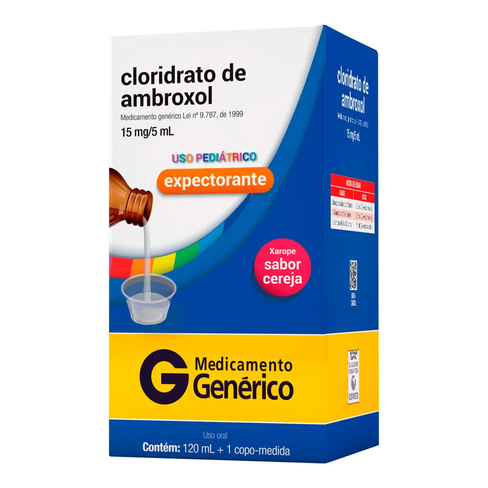 Encontraproduto.com.br - Ambroxol Xarope Infantil 3mg/mL 120mL Genérico Cimed