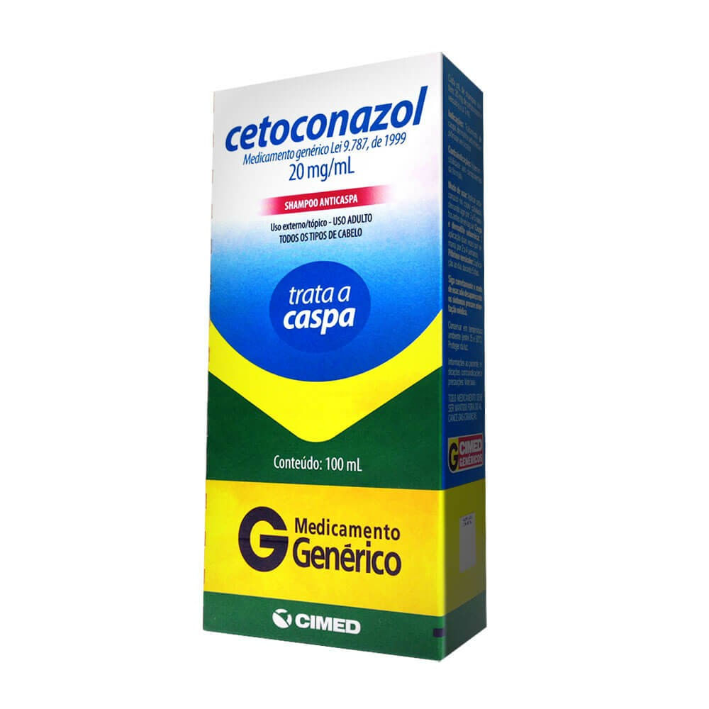 Encontraproduto.com.br - Cetoconazol Shampoo Anticaspa 20mg/mL 100mL Genérico Cimed