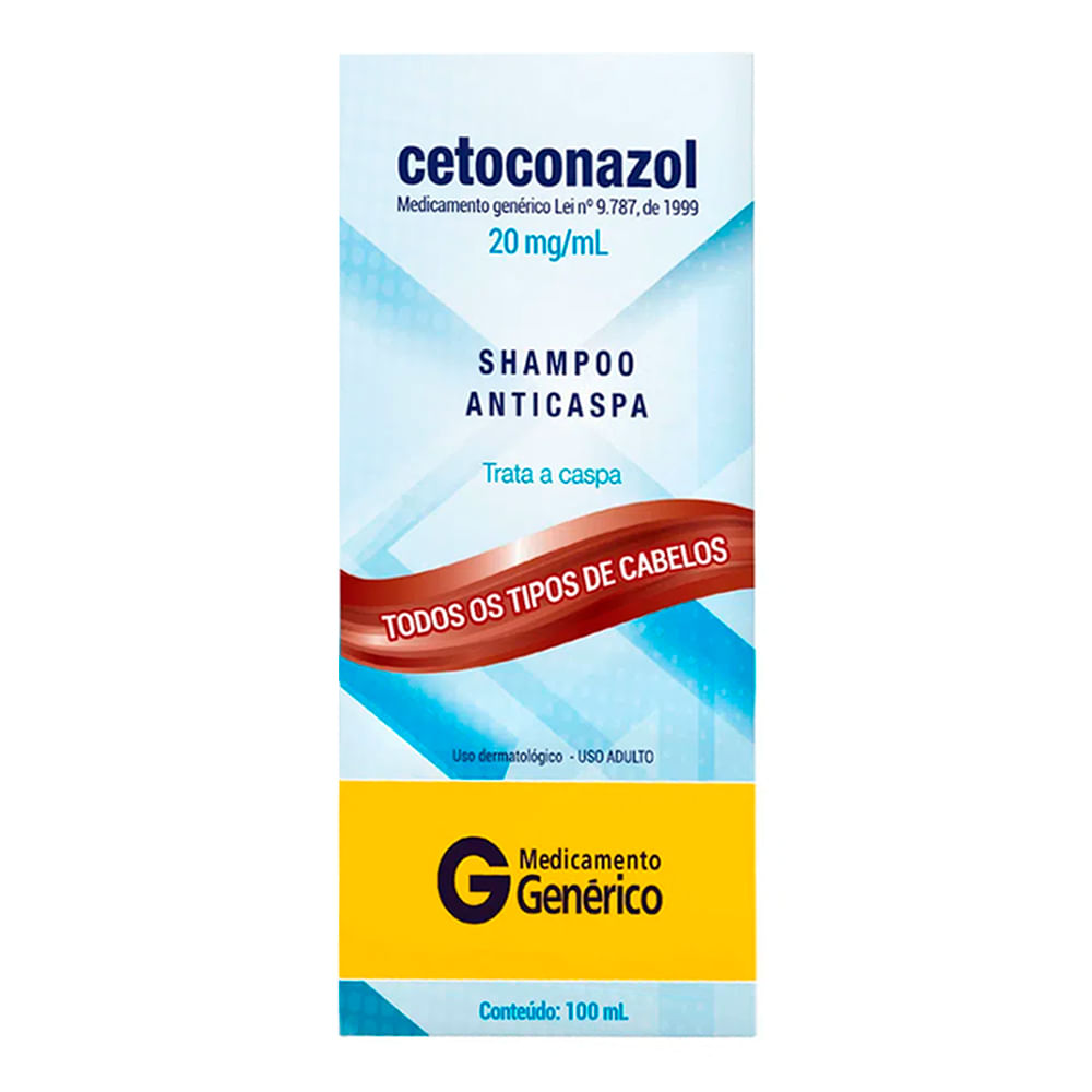 Encontraproduto.com.br - Cetoconazol Shampoo Anticaspa 20mg/mL 100mL Genérico Cimed