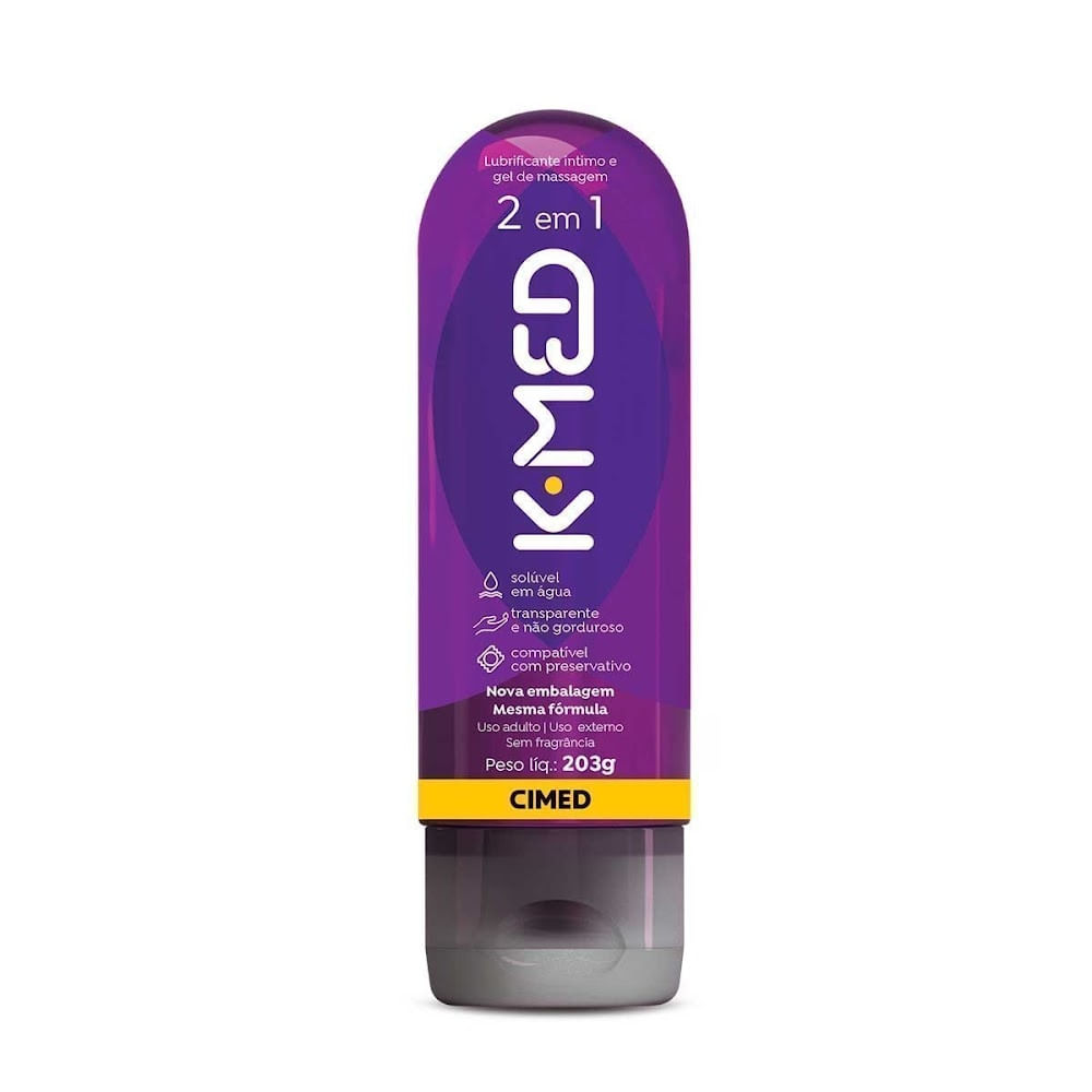 Lubrificante Íntimo K-Med 2 Em 1 203g