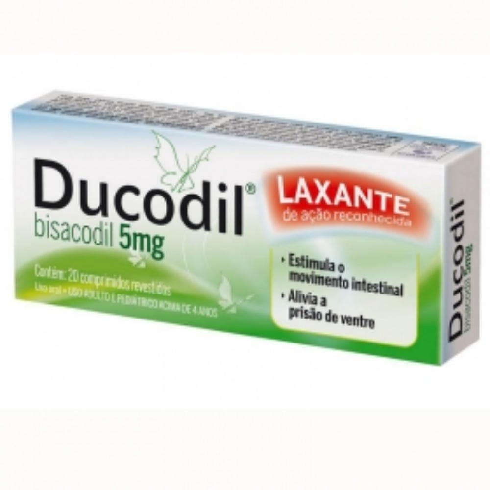 Encontraproduto.com.br - Ducodil 5mg Com 20 Comprimidos