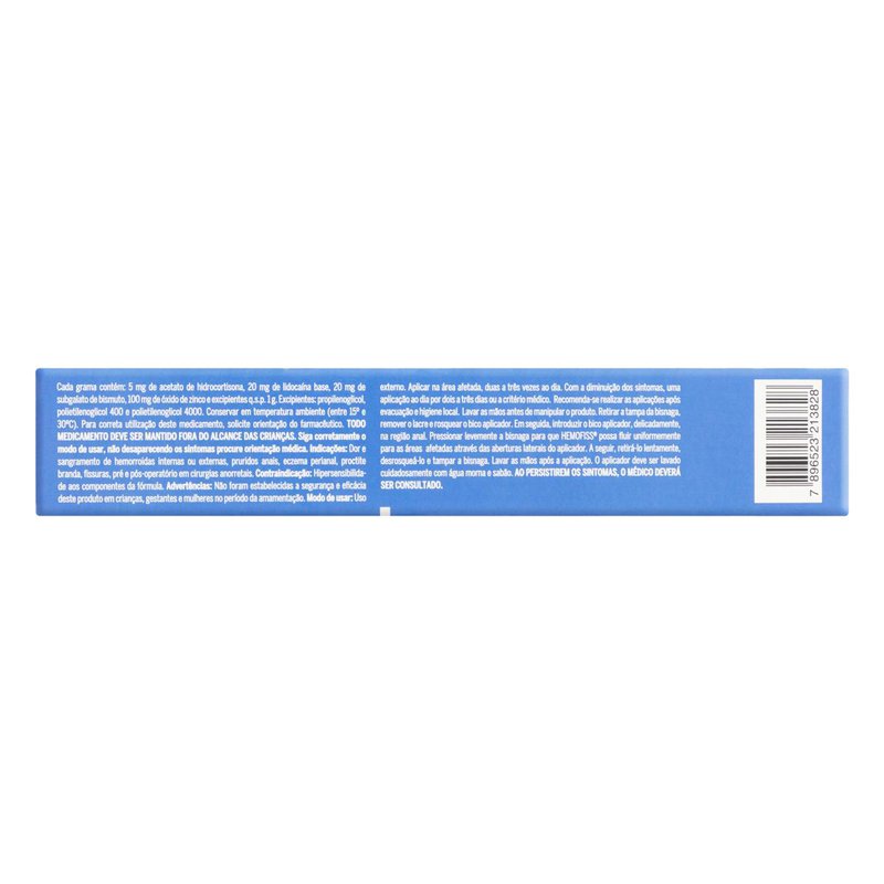 Pomada Para Hemorroida Hemofiss 30g  + Aplic (igual Proctan)