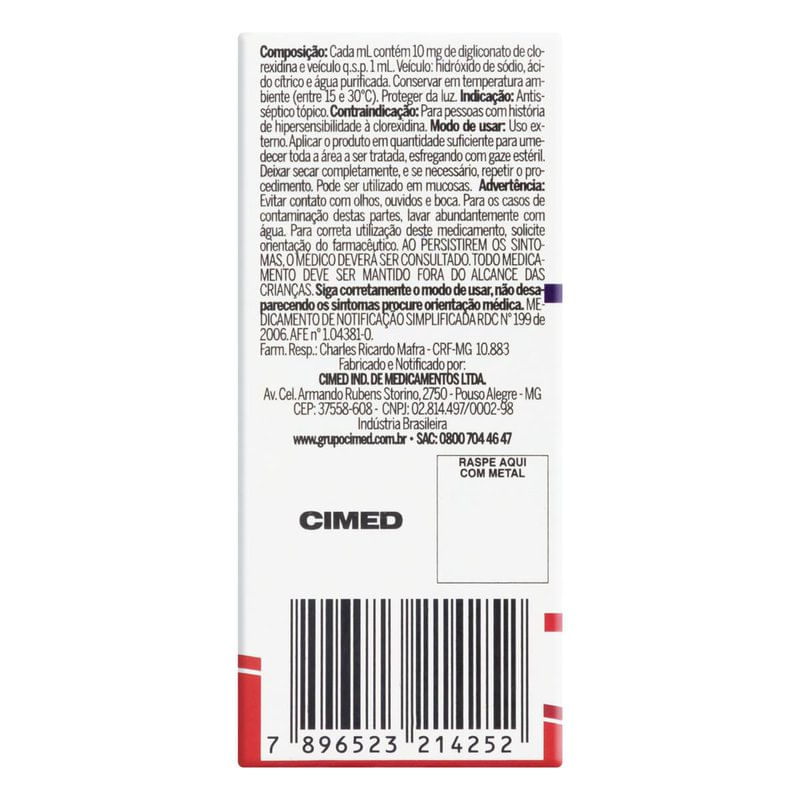 Encontraproduto.com.br - Kuramed Cimed Sept 10mg/ml solução Tópica 30ml