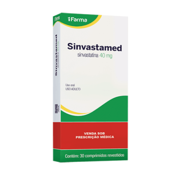 Encontraproduto.com.br - Sinvastamed 40mg Com 30 Comprimidos